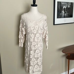 Gorgeous Hand Knit Crocheted Dress